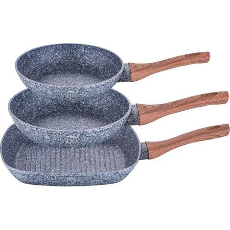 Berlinger-Haus Forest Line Batería de Cocina Gris 3 Sartenes (1/2)