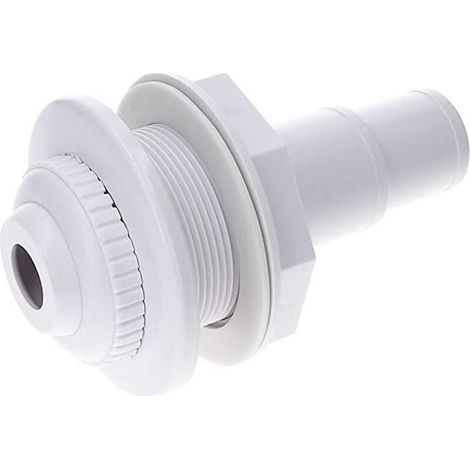 Bouche D'impulsion pour piscines Démontables,Buse D'impulsion pour Piscine Démontable avec Joint et Adaptateur pour Drainage Piscine 1 1/2" (1/4)