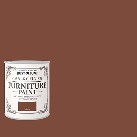 Rust-Oleum Chalk Chalky Furniture Paint Salmon 750ML