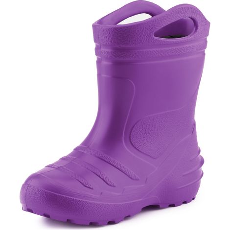 Ladeheid Kl051 Bottes de Pluie, Violet, 31 EU
