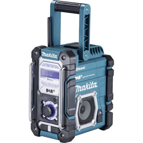 Makita Radio da cantiere DAB+, FM AUX, Bluetooth, USB antispruzzo Turchese, Nero (1/5)
