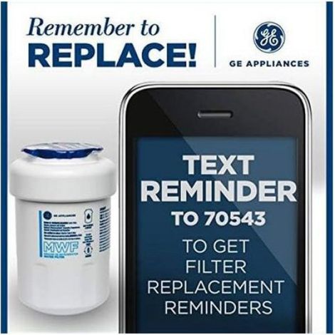 Filtre À Eau - Certifié NSF 42 Et NSF 53 Pour Réduction Plomb Et Chlore - Compatible GE MWF MWFP GWF HWF - 2 Pièces (1/5)