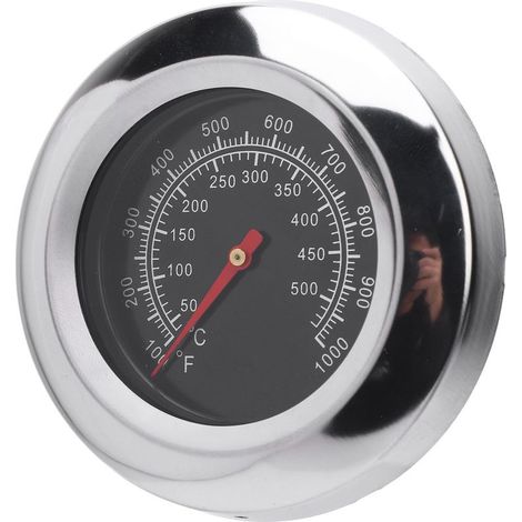 Thermomètre de jauge de température de BBQ d'acier inoxydable avec le filetage de vis M10 de cadran de 76mm et la cuisson de cuisine de four d'écrou d'aile (1/5)