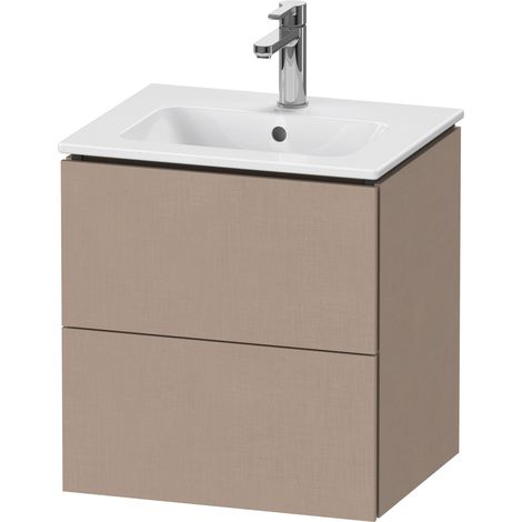 Duravit L-Cube Waschtischunterbau wandhängend, Compact, 2
