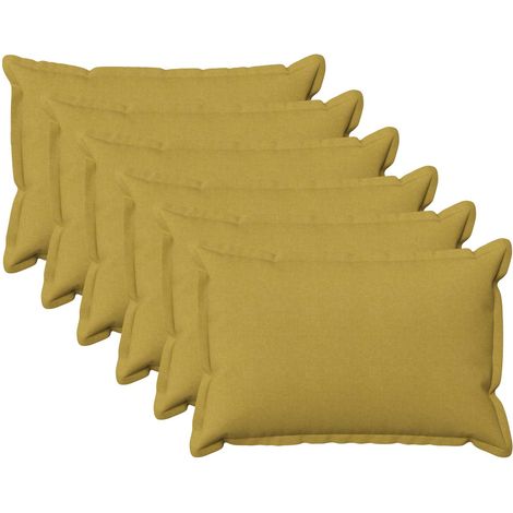 vidaXL Funda de almohada 6 pcs HOUTEN Verde claro 50 x 75 cm (1/5)