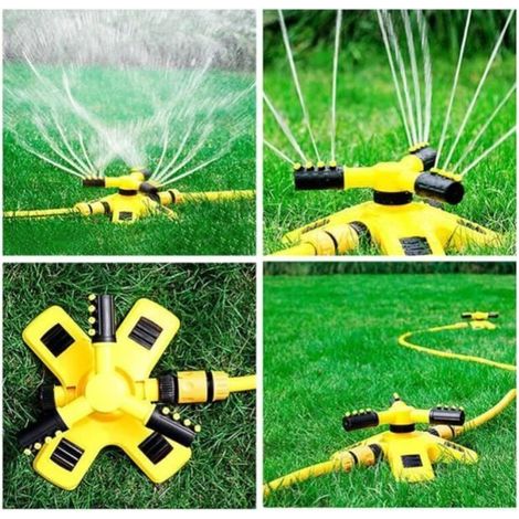 Gartensprenger für Kinder – 360°-Drehung – Verstellbare Düse – Einfache Installation – Sommergeschenkidee (1/5)