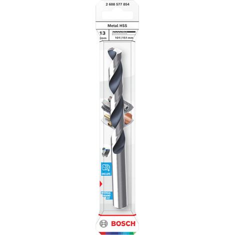 Bosch Metal-Spiralbohrer HSS, 13 x 101 x 151 mm, CYL-Schaft (1/5)