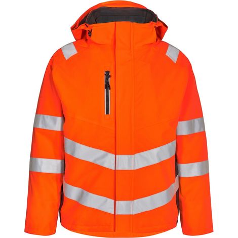 ENGEL Warnschutz Winterjacke Safety 1946-930-1079 Gr. 4XL orange/anthrazit grau (1/2)