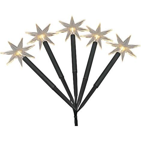 Konstsmide 4468-100 Außen-Dekobeleuchtung 5er Set LED LED fest eingebaut Schwarz (1/2)