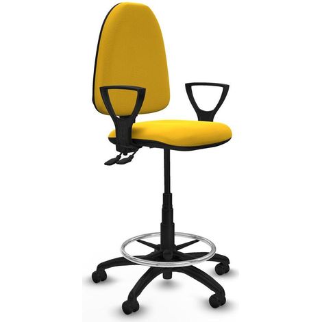 Piqueras y Crespo BFN01RF Sillón de oficina ergonómico amarillo