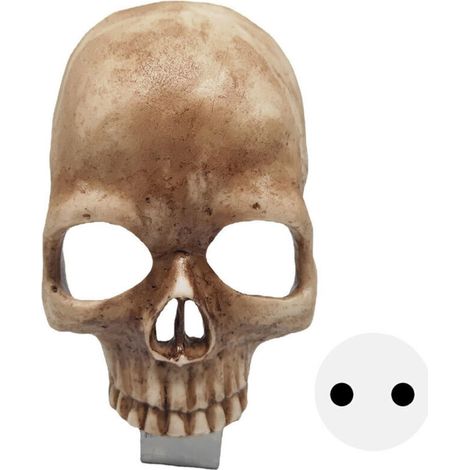 Lampada da scrivania in plastica a forma di scheletro, apparecchio di illuminazione decorativo per interni, ideale per una scrivania o con spina UE 220V -Crezuo