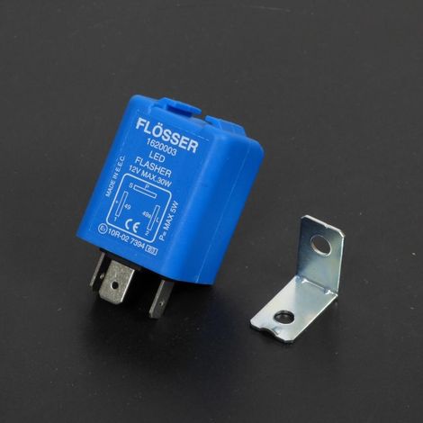 Centrale clignotante Flosser pour moto 1620003 / 3 bornes Neuf (1/3)
