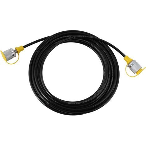 Tuyau de pression hydraulique 5m – Résistance à l'huile et aux acides – Pression 64MPa – Connecteur M16 femelle – Pour systèmes hydrauliques - M16-M16 (1/5)
