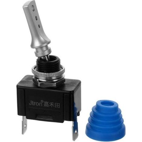 12v/40 a 24V/20 A Interrupteur à bascule ON/OFF sorcière Push Button Switch avec protégé contre la poussière en caoutchouc pour auto Tableau Modifiés (1/5)