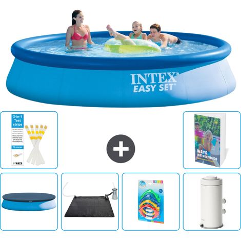 Intex Piscina Easy Set Rotonda - 396x84 cm - 7-pezzi  S118