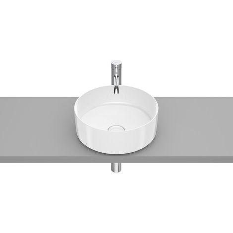 Roca Inspira - Lavabo sobre encimera, diámetro 37 cm, blanco A327523000 (1/5)