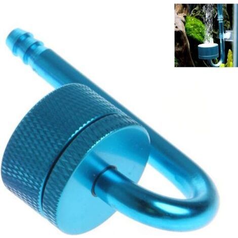 Lntyq Aquarium Atomiseur Système Diffuseur, Aquarium CO2 Diffuseur Dioxyde De Carbone Réacteur Aquatique Eau Plantons pour Poissons d'Aquarium Réservoir Aquatique Eau Végétale (Bleu) (1/5)
