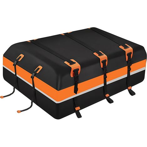 Coffre de Toit de véhicule Sac de Toit Voiture pour Voyage Résistant aux Intempéries 130x100x43cm (1/4)
