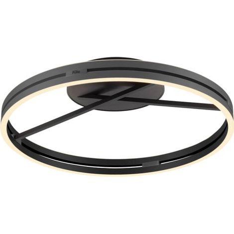 Plafonnier rond Pure Loop gris - 6552-15