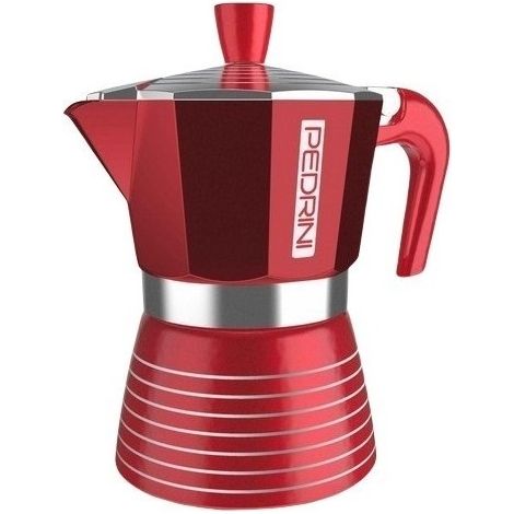 Caffettiera Caffè Moka infinity passion 2 tazze rossa Pedrini (1/2)