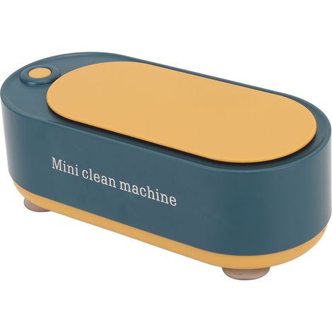 Mini-Ultraschallreinigungsgerät, Hochfrequenz, tragbarer Ultraschallreiniger für den Haushalt zur Reinigung von Ringen, Brillen, Münzen und Halsketten, Dunkelgrün (1/5)