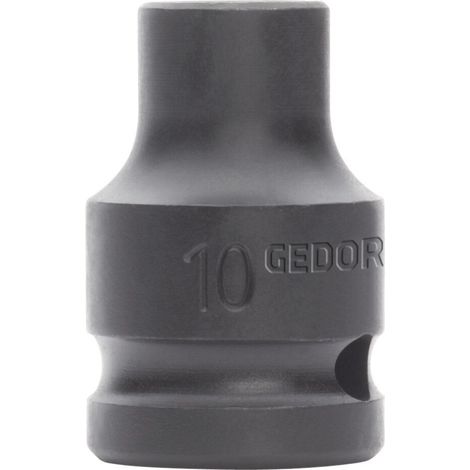 Douille Impact GEDORE red 1/2" 6 pans, court, SW : 12 L : 38mm (1/3)