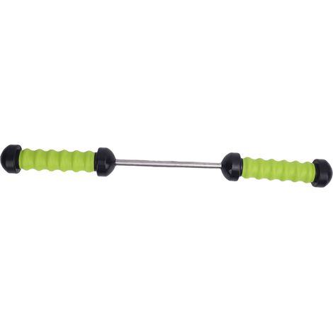 Rouleau de renforcement des poignets et avant-bras, poignée antidérapante, en TPE de qualité alimentaire, rembourré et souple, portable, vert, 15 kg (1/5)