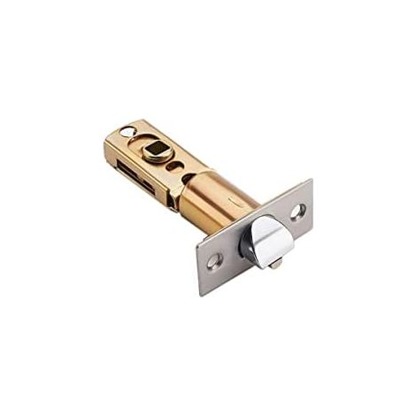 Pestillo de embutir tubular, Pestillo de puerta, Pestillo de embutir, Tamaño de pestillo ajustable 60/70 mm, para manijas de puerta con palanca, manijas de puerta internas (1/5)