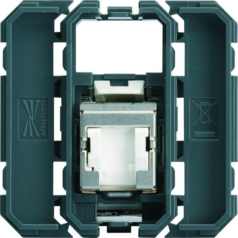 Prise RJ45 Cat. 6 STP Gallery - 2 modules - WXF226 - Hager (1/4)