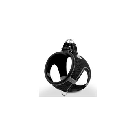 Harnais pour chien rembourré et réfléchissant – Confortable et sécurisé – Taille L – Noir (1/5)