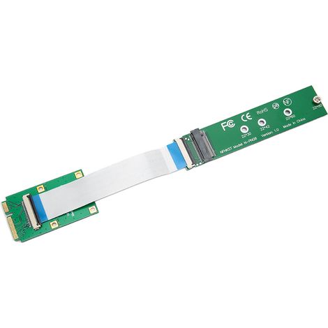 Carte Adaptateur MINI PCIE à NVMe M.2 NGFF Convertisseur SSD pour 2230/2242/2260/2280 M.2