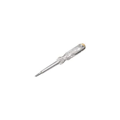 Testeur électrique Testeur secteur Tournevis Testeur électrique Tournevis Stylo testeur électrique Néon 220V Testeur de tension avec testeur de tension 100-500 Ampoule néon Testeur électrique Stylo so (1/5)