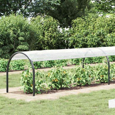 vidaXL Funda para plantas con ojales 1x6 m Polietileno (1/2)
