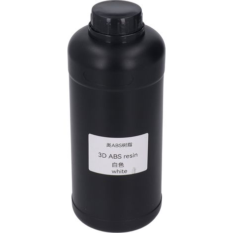 Photopolymerharz für 3D-Drucker, UV-härtend, geringe Schrumpfung, hohe Festigkeit, 1000 ml, weiß. (1/5)