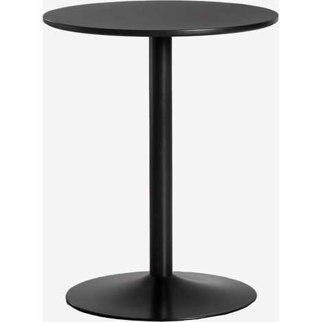 Mesa de comedor redonda en MDF y hierro Yvetta SKLUM
