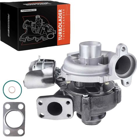 Turbocompresor, acero aleado, ajuste estándar para vehículos compactos, compatible con múltiples marcas de vehículos, optimizado para motores pequeños, conjunto de turbocompresor (1/5)