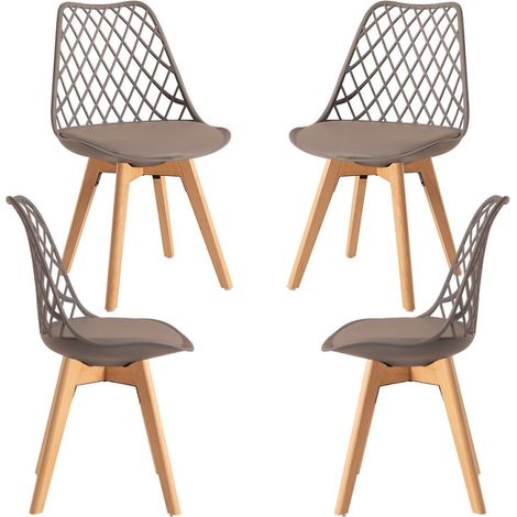 Packs Sillas Comedor - Pack 4 Sillas Mima - Taupe