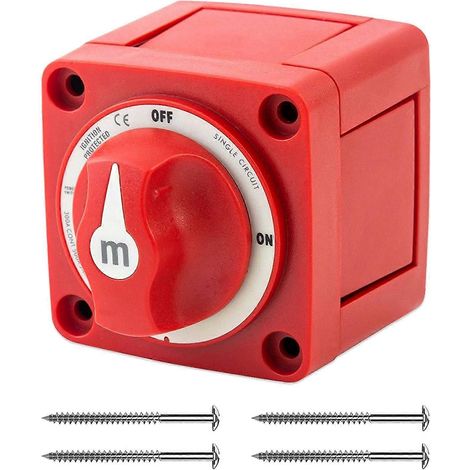 Disjoncteur de batterie marine compatible 12V-48V, interrupteur de déconnexion robuste et étanche (1/5)