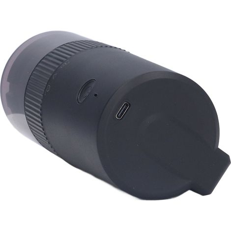 Moulin à café électrique portable USB rechargeable sans fil mini automatique noir pour voyage (1/5)