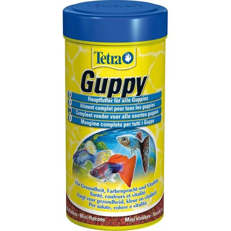 Tetra Guppy Nourriture complète pour poissons Guppy 250ml