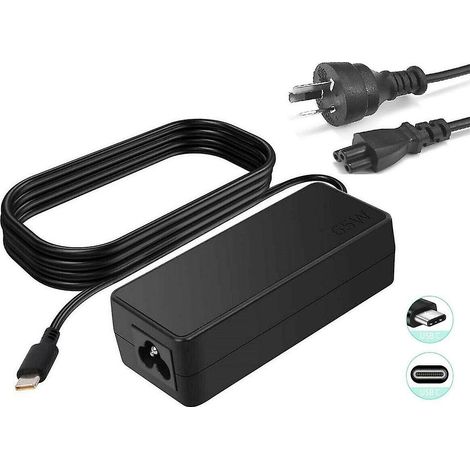 Chargeur secteur pour ordinateur portable, compatible USB-C, 65 W (1/5)