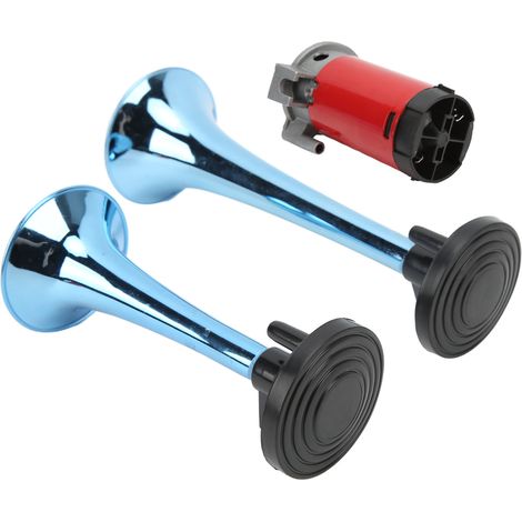 Avertisseur double avec compresseur 130 dB 530/680 Hz 12 V universel pour camion, SUV, yacht (1/5)