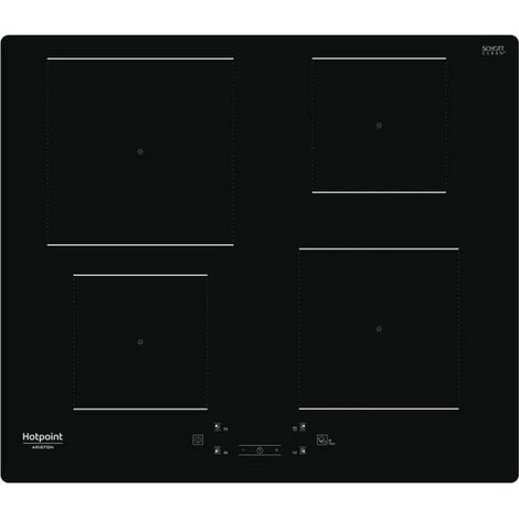 Hotpoint HQ 5660S NE Einbaukochfeld, 59 cm, Induktion, 4 Brenner, schwarz