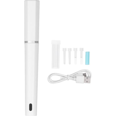 Endoscope Auriculaire Visuel WiFi Outil Nettoyant Cérumen Aspirateur Oreille Caméra 5,5 mm Blanc (1/5)