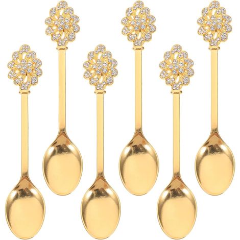 Alipis Cuillère à Glace Long Manche Alliage Dessert Multi-usages Pour (1/5)
