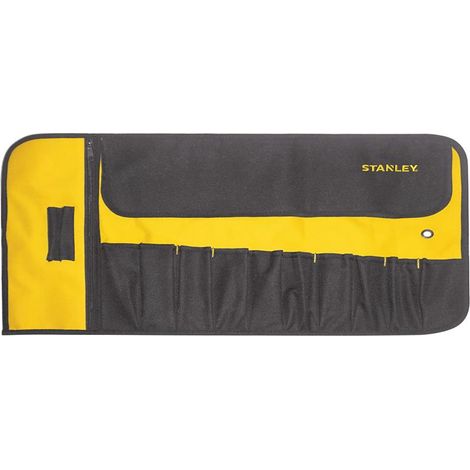 Stanley 12 Pocket Tool Roll STA193601 Strong Fabric 1-93-601 Compact