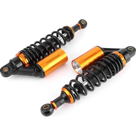 Amortisseurs Arrière 2 Pièces 340mm/13.38in Suspension Moto Tout Terrain, Absorbeurs de Chocs pour Cross, Kit de Remplacement (1/5)