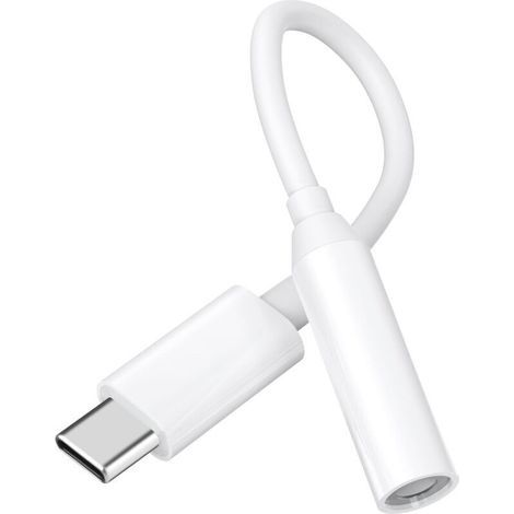 BUNTHAUS Adaptateur USB C Jack, Prise USB C vers Prise Casque 3,5mm, Convertisseur Câble USBC vers Ecouteur Compatible avec Samsung Galaxy S21 S20 S20+, MacBook Pro, Huawei, Honor