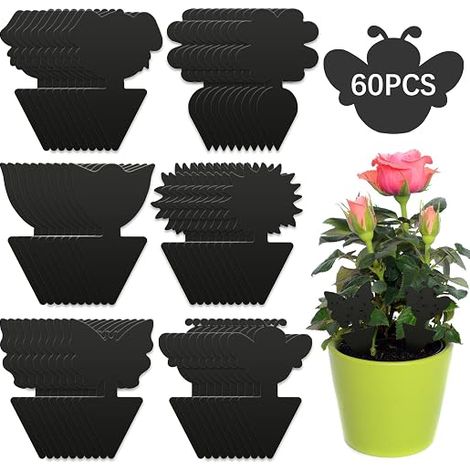 60 Pièges à Insectes Répulsif Anti, Moustique d'Intérieur Jaune Pièges Adhésifs Double Face Imperméables Protection, Plantes et Contrôle, des Insectes (1/5)