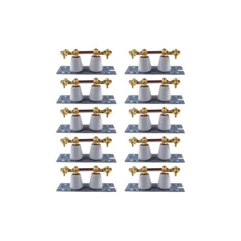 SIB - LOT de 10 Barrettes de coupure de terre porcelaine - Ru00e9f. : P04388x10 (1/4)
